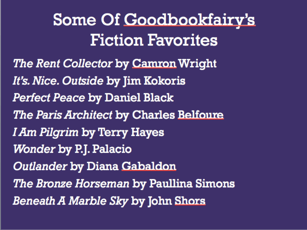 Fiction Faves